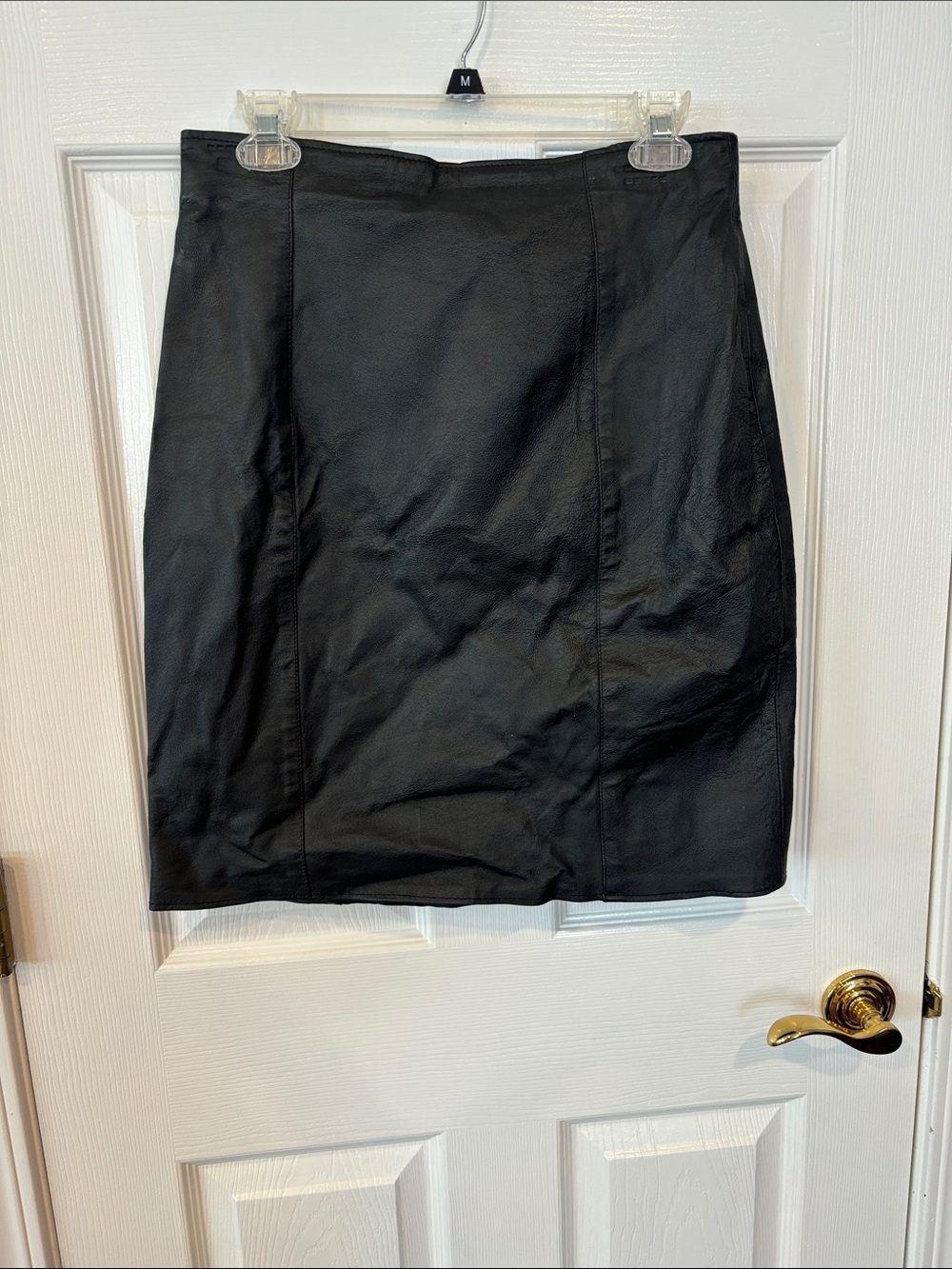 Vintage leather skirt